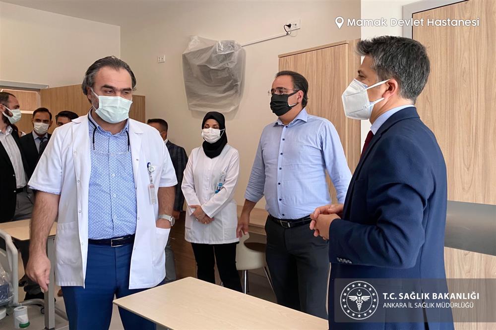 İl Sağlık Müdürümüz Doç. Dr. Zülfikar Akelma, Mamak Devlet Hastanesi’ni Ziyaret Etti